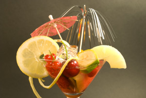 cocktail with umbrella